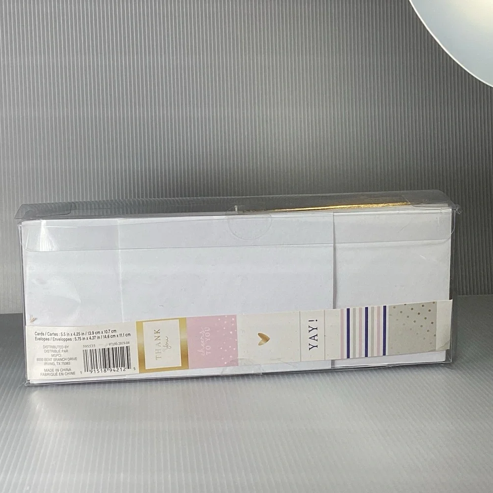 Craft Smart 60 Count Thank You Cards with Envelopes
